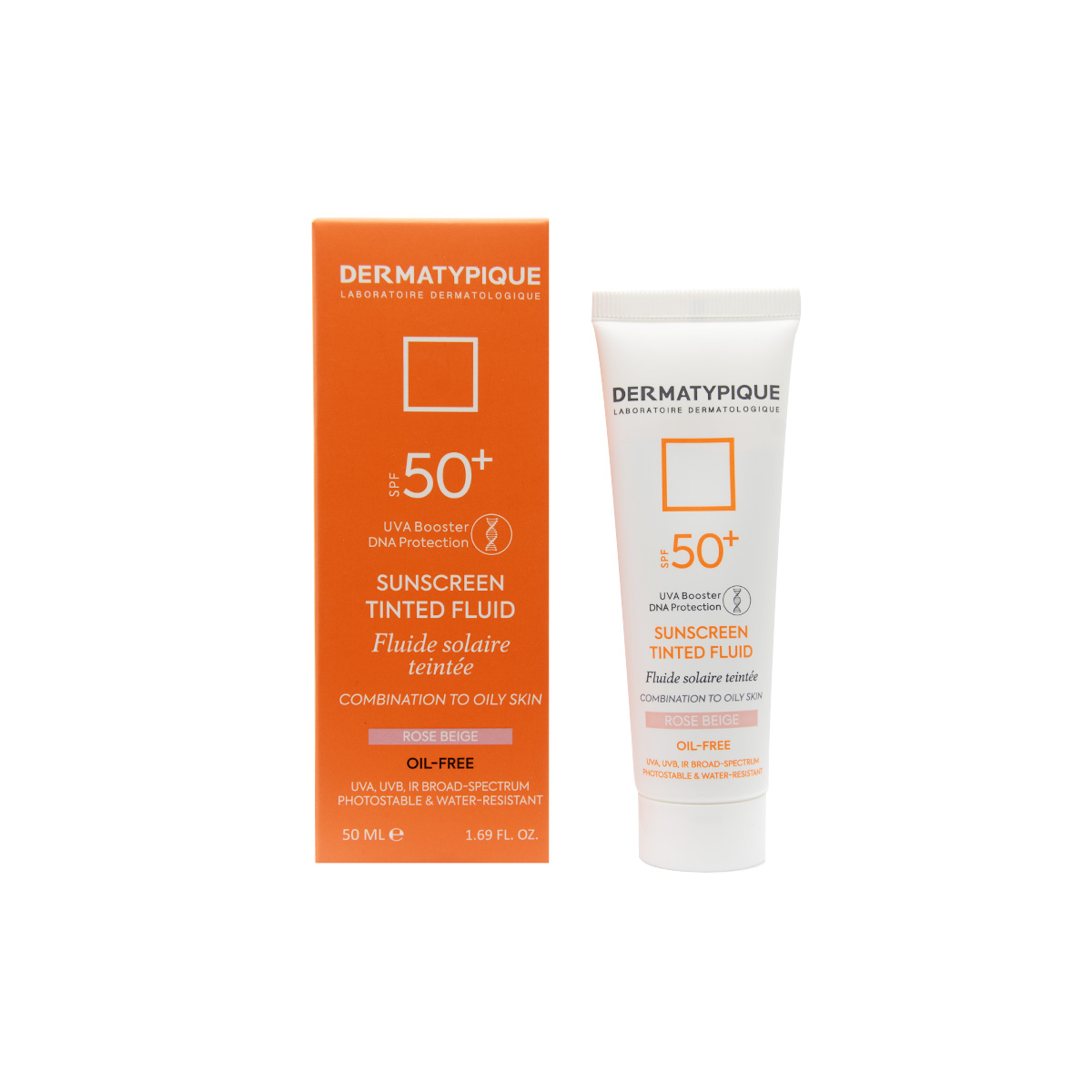 ضد آفتاب رز بژ پوست چرب spf50 درماتیپیک