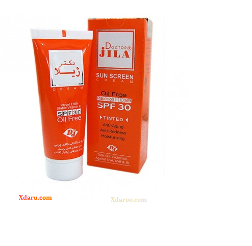 کرم ضد آفتاب رنگی SPF30 دکتر ژیلا