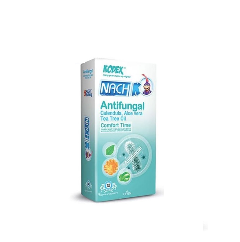 کاندوم ناچ کدکس مدل ANTIFUNGAL  بسته 12 عددی