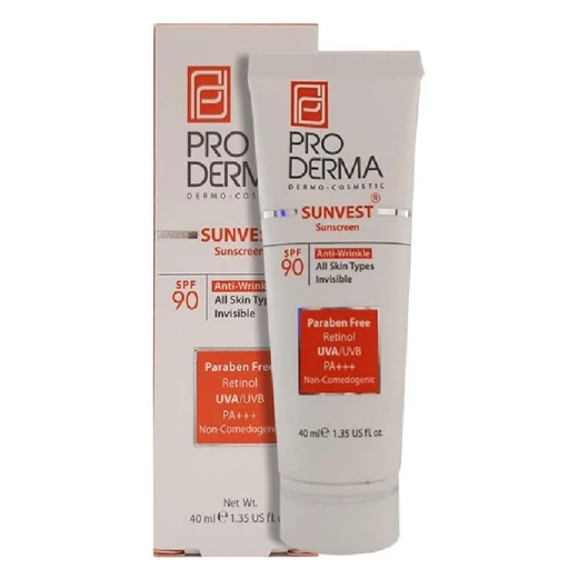 کرم ضد آفتاب و ضد چروک SPF90 پرودرما