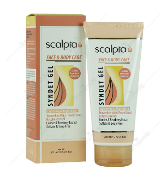 ژل شستشو بدن اسکالپیا مدل روشن کننده حجم 200 میلی لیتر